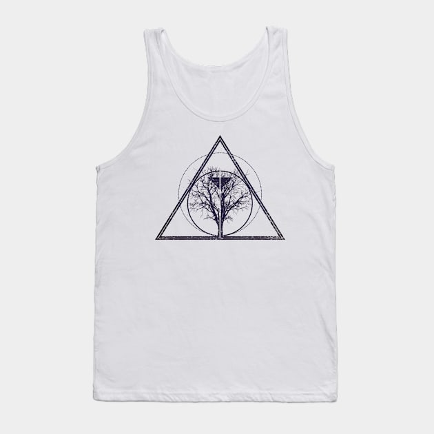 Tree of life / knowledge | Bodhi tree | Geometric design Tank Top by ZuskaArt